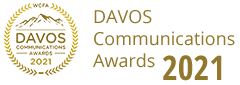 Medalha dos Davos Communications Awards de 2021.