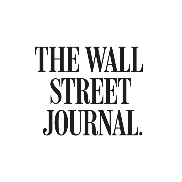 Logótipo do WSJ, um dos meios de comunicação onde os clientes dos nossos serviços de relações com os meios de comunicação foram publicados.