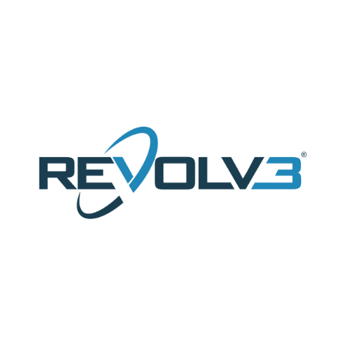Logo of Revolv3 client of our fintech PR company