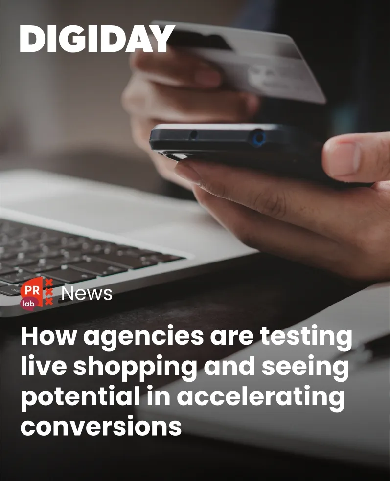 Cobertura de prensa en DigiDay, obtenida por nuestros servicios de relaciones públicas digitales
