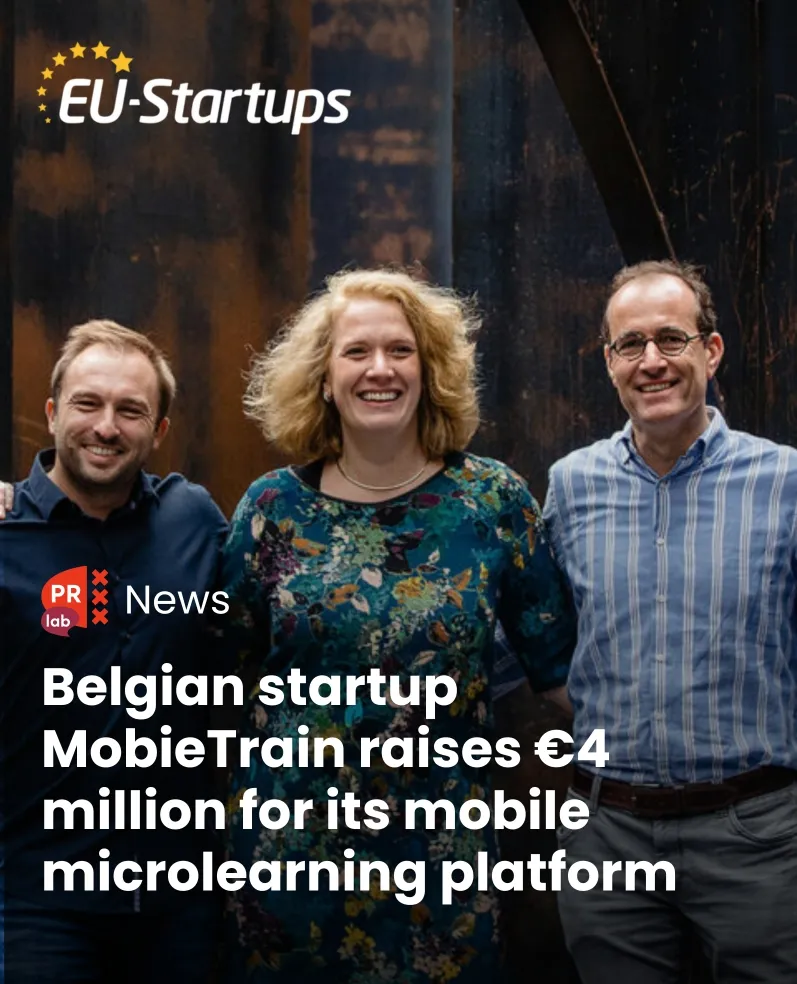 Articulo publicado en EU Startups anunciando rondas de financiación.