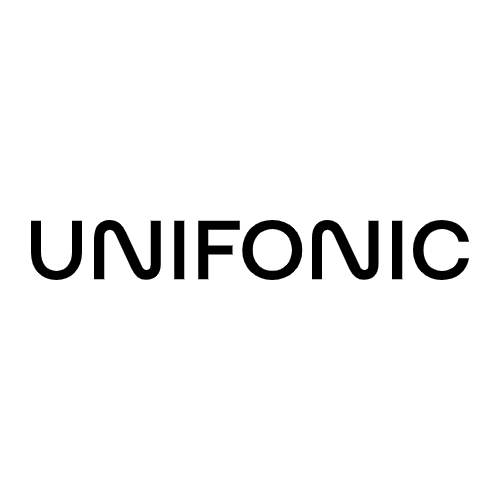 Logo de Unifonic, cliente de PRLab